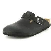 Birkenstock Boston Nubukleder geölt schmal schwarz 44