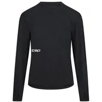 CEP Damen Core Run Merino Shirt Long Sleeve schwarz