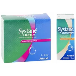 Systane Augentropfen Set für Tag und Nacht