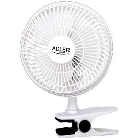 Adler AD 7317 Tischventilator mit Clip + Sockel