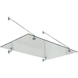 CANOPIA Vordach Taurus 140 x 91 x 38 cm silber