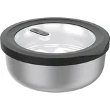 GEFU Frischhaltedose 0,5 Liter rund Silber