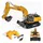 Coil RC-Baumaschine Raupenbagger 11CH RTR gelb (1510)