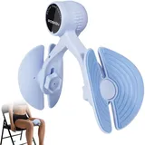 POSKOU Oberschenkeltrainer Beckenbodentrainer für Frau Damen Beinpresse, Multifunktionaler Arm und Beintrainer Trimmer, Fitnessgeräte für Zuhause (Blau)