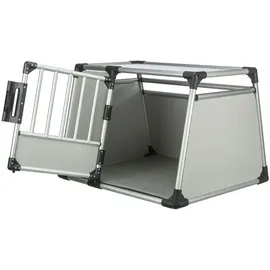 Trixie Transportbox Aluminium 93 x 64 x 81 cm Hellgrau/Silber
