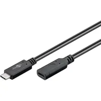 goobay USB-C 1 m Schwarz