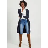 VILA VIRIL Longstrickjacke Blau M