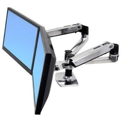 Ergotron LX Dual Monitorarm Tischmontage für 2 Monitore nebeneinander