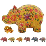 netproshop Spardose Nilpferd aus Keramik Pomme Pidou Größe M, Auswahl:Summertime