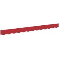 VidaXL Markisenfries für 3 m Rahmen Rot 2.8x0.2 m