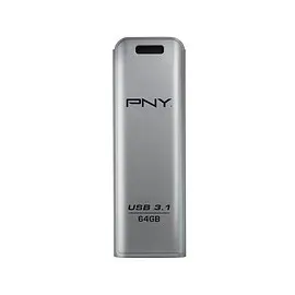 PNY Elite Steel 64 GB silber USB 3.1
