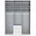 Wiemann Drehtürenschrank Monaco 148,5 x 236 x 58 cm Braun/Weiß