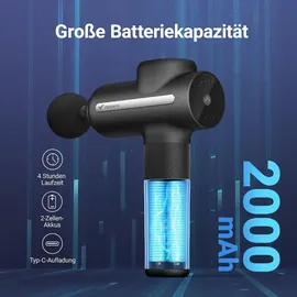 Merach Massagegerät Massagepistole Schwarz