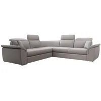 Luxusbetten24 Schlafsofa Designer Sofa Fernando, mit Schlaffunktion und Stauraum beige