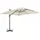 vidaXL Ampelschirm mit Aluminiummast 300 x 300 cm sand 44632