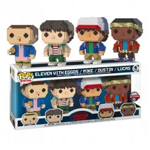 Funko POP! 8 Bit: Stranger Things 4pk