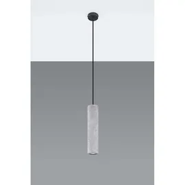 Sollux Lighting Pendelleuchte 1-flg. GU10 60 cm grau schwarz