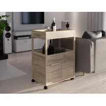 Forte Barschrank 60 x 88,5 x 40 cm Beige