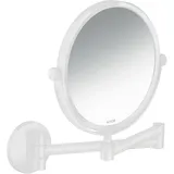 Hansgrohe Rasierspiegel Axor Uni. Circular Wandmontage, mattweiß