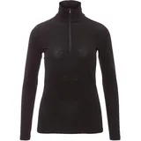 Icebreaker Merino 200 Oasis Thermo-Langarmshirt mit halblangem Reißverschluss Damen