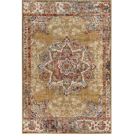 HANSE HOME Maderno gold, B:160cm H:8mm L:235cm, Jute, Polyester, Polypropylen (PP), Teppiche, Teppich, Läufer, Orientalisch, Kurzflor, Wohnzimmer, Schlafzimmer, Esszimmer,