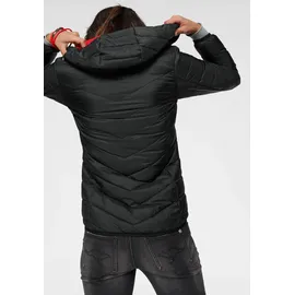 KangaROOS Steppjacke in schwarz-rot | Gr.: 44