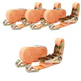 Baumarktplus Spanngurte 4x Profi Ratschen 6 m 0,8 t