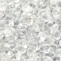 AFH Sensorik Glas Beans, Glasperlen zur Wärmeanwendung oder Kälteanwendung, inkl. Zubehör: Wanne und Beutel (5 kg klein, transparent glänzend) | Alternative zu Raps