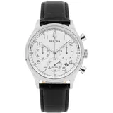 BULOVA 96B354 Herrenchronograph Silber/Schwarz