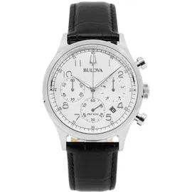 BULOVA 96B354 Herrenchronograph Silber/Schwarz