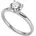 Goldring 333 16 16 1 Diamanten Weißgold 333 1 Diamanten Weißgold 333 Goldring
