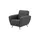 Max Winzer Sessel Jerry Flachgewebe 83 x 85 x 0 cm Grau