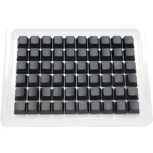 Ducky Blank Black PBT Set, Cherry-Profil - 133 Keycaps (DCA132-NNBLBCHPU1)