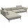 flexlux Eckcouch Polyester 2-Sitzer Beige