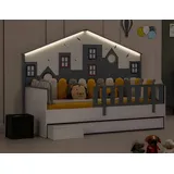 aea Bettrahmen Kinderbett Bett Kinderzimmer Kinderzimmermöbel Helles Holz