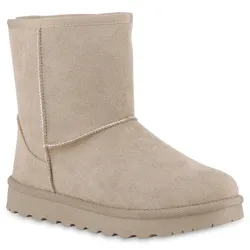 Damen Winter Boots in Beige