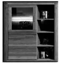 Ideal Möbel Korsika Highboard Type 26