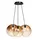 s.luce Orb Cluster 3-flg. 30 cm Rund/Kupfer Verlauf/Schwarz