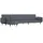 vidaXL Schlafsofa in L-Form Dunkelgrau 275x140x70 cm Samt