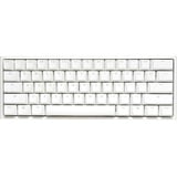 Ducky One 2 Pro Mini White Edition Gaming Tastatur, RGB Kailh Red US