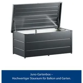 hörmann stauraumsysteme Hörmann Gartenbox Juno B 160 x T 80 x H 72,5 cm Anthrazitgrau (RAL 7016)