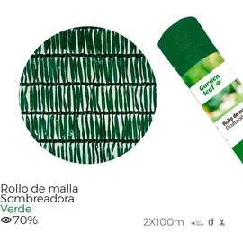EDM Schattierungsnetz Farbe 70% 2x100m