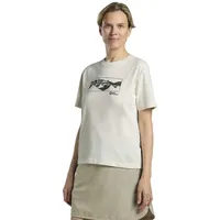 Jack Wolfskin Cordillera Kurzarm-t-shirt - Mountain Cotton White -