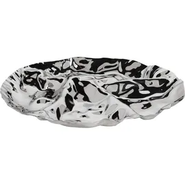 Alessi Pepa Hors-D'Oeuvre/Set Antipastiplatt 4 Abteilungen, Edelstahl 18/10 glänzend poliert, 3.5 x 34.5 x 41 cm, Silver