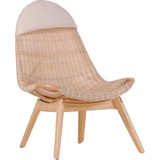 GUTMANN FACTORY Rattanstuhl »Fenno«, mit abnehmbaren Nackenkissen beige Stühle Sitzbänke