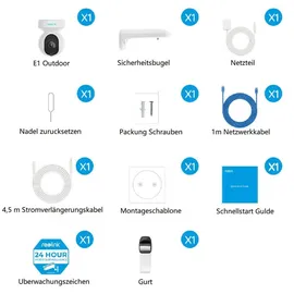 Reolink E1 Outdoor 5MP Schwarz
