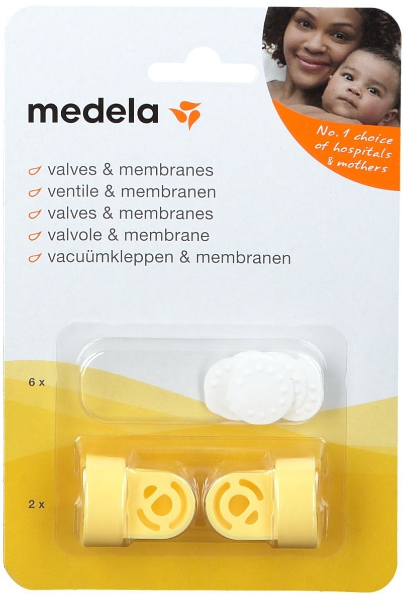 medela 2 Ventile und 6 Membranen für Milchpumpen