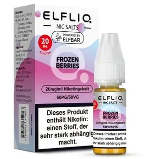 Elfbar ELFLIQ Frozen Berries NicSalt Liquid 10ml / 20mg