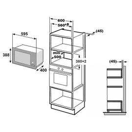 Beko BMGB25333X Schwarz