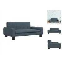 vidaXL Kindersofa Dunkelgrau 70x45x30 cm Stoff